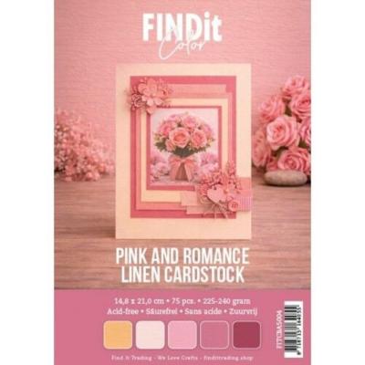 Find It Linen Cardstock - Pink And Romance